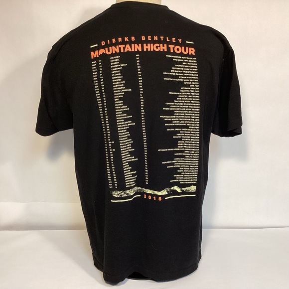 Dierks Bentley Mountain High Tour 2018 T-shirt size XL - Picture 4 of 10